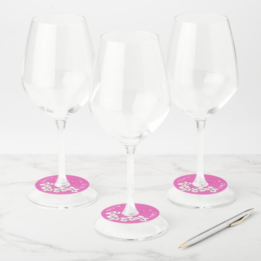 Mahjong Tegels Dot Crak Bam Wijnglaslabel (Set)