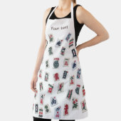 MahJong-tegels en -symbolen personaliseren Schort (Insitu)