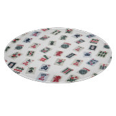 MahJong tegels en symboolpatronen Snijplank (Hoek)