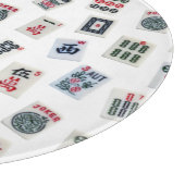 MahJong tegels en symboolpatronen Snijplank (Hoek)