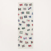 MahJong tegels fotografie op badge achtergrond Yogamat (Voorkant)