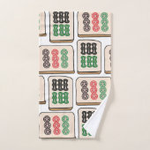 Mahjong Tegels Luck Strategy Player Fans Bad Handdoek (Handdoek)