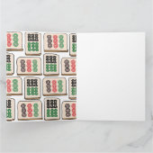 Mahjong Tegels Luck Strategy Player Fans Kaart (Binnen)