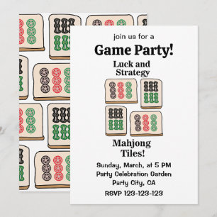 Mahjong Tegels Luck Strategy Player Fans Kaart
