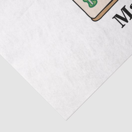 Mahjong Tegels Luck Strategy Player Fans Tissuepapier (Detail)