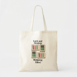 Mahjong Tegels Luck Strategy Player Fans Tote Bag