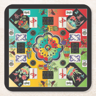 Mahjong Tegels Onderzetters