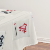 Mahjong tegels op pastelbadge Tablecloth Tafelkleed (Voorbeeld)