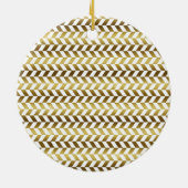 Mahjong Tegels Pattern Personalized Keramisch Ornament (Achterkant)