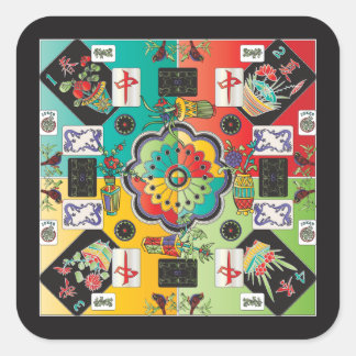 Mahjong Tegels Stickers