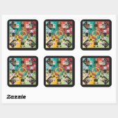 Mahjong Tegels Stickers (Vel)