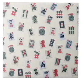 Mahjong tegels symbolen op badge tegels tegeltje