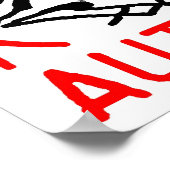 Mahjong-Tegels, vier seizoenen, op witte achtergro Poster (Hoek)