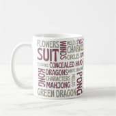 Mahjong terminologie | Mahjong liefhebber Koffiemok (Links)