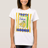 Mahjong That's Bananas T-shirt (Voorkant)