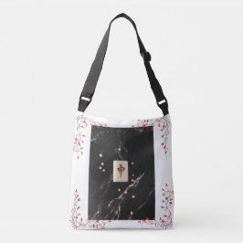 Mahjong themed Crossbody Bag met de rode draak Tas