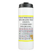 mahjong thermosbeker (Voorkant)