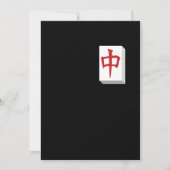 Mahjong Tile Gebaseerd Chinees gameplay Gamble Ch Kaart (Voorkant)