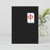 Mahjong Tile Gebaseerd Chinees gameplay Gamble Ch Kaart (Staand voorkant)