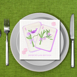 Mahjong Tile Napkins for Mahjong Party Decor Servet