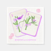 Mahjong Tile Napkins for Mahjong Party Decor Servet (Voorkant)