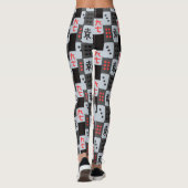 Mahjong Tiled Pattern Leggings (Achterkant)