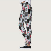 Mahjong Tiled Pattern Leggings (Links)