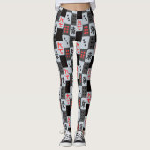 Mahjong Tiled Pattern Leggings (Voorkant)
