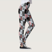 Mahjong Tiled Pattern Leggings (Rechts)