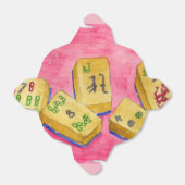 Mahjong Tiles Bedankdoosjes (Uitgevouwen)