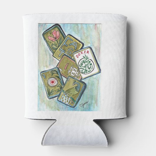 Mahjong Tiles Blikjeskoeler (Achterkant)