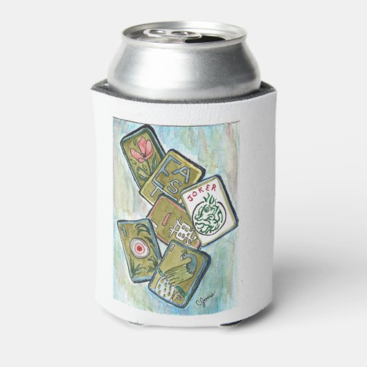 Mahjong Tiles Blikjeskoeler (Blikje Achterkant)