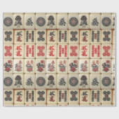 Mahjong tiles cadeaupapier (Vlak)