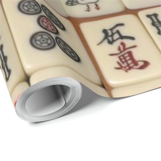 Mahjong tiles cadeaupapier (Rol Hoek)