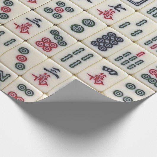 Mahjong Tiles Cadeaupapier (Hoek)