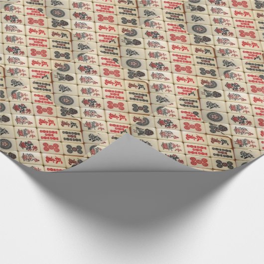 Mahjong tiles cadeaupapier (Hoek)