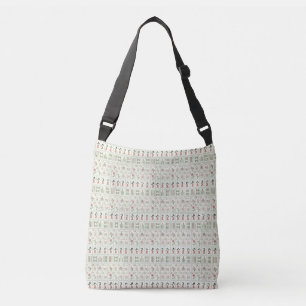 Mahjong Tiles Crossbody Tas
