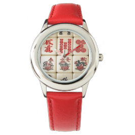 Mahjong tiles horloge