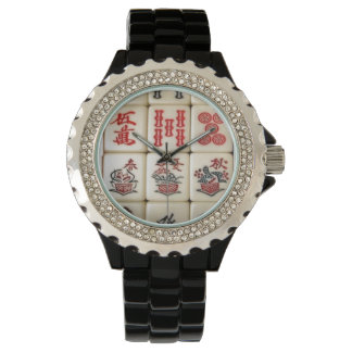 Mahjong tiles horloge