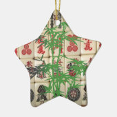 Mahjong tiles keramisch ornament (Links)
