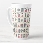 Mahjong Tiles Latte Mok (Linkerhoek)