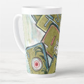 Mahjong Tiles Latte Mok (Linkerhoek)