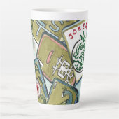 Mahjong Tiles Latte Mok (Voorkant)