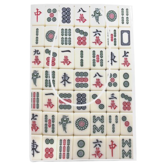 Mahjong Tiles Medium Cadeauzakje (Voorkant)