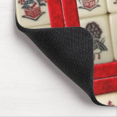 Mahjong tiles red lijsten muismat (Hoek)