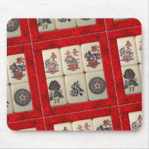 Mahjong tiles red lijsten
