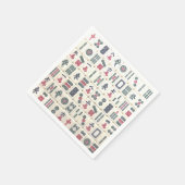 Mahjong Tiles Servet (Hoek)