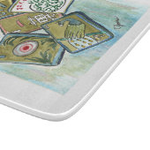Mahjong Tiles Snijplank (Hoek)