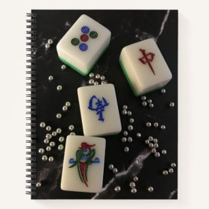 Mahjong Tiles Spiral Notebook Notitieboek