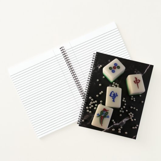 Mahjong Tiles Spiral Notitieboek (Binnen)